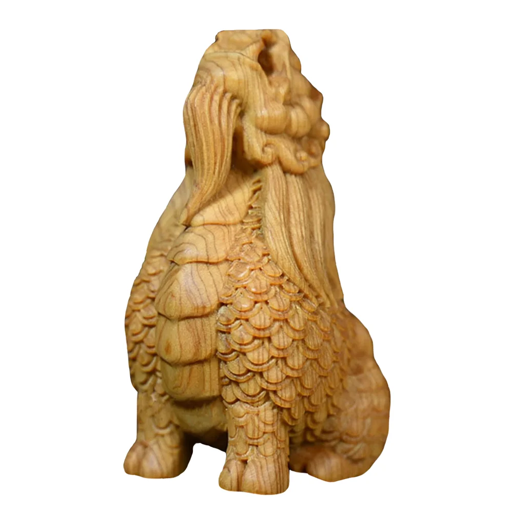 

Деревянное ремесло, декоративное деревянное искусственное украшение в виде льва