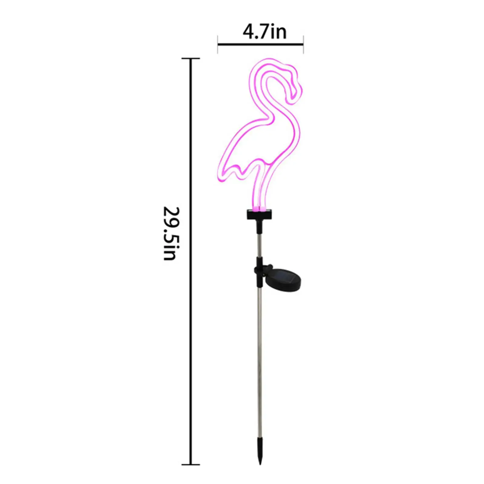 

Powered Light Flamingo Shape Decoration Saving for Lawn Outside