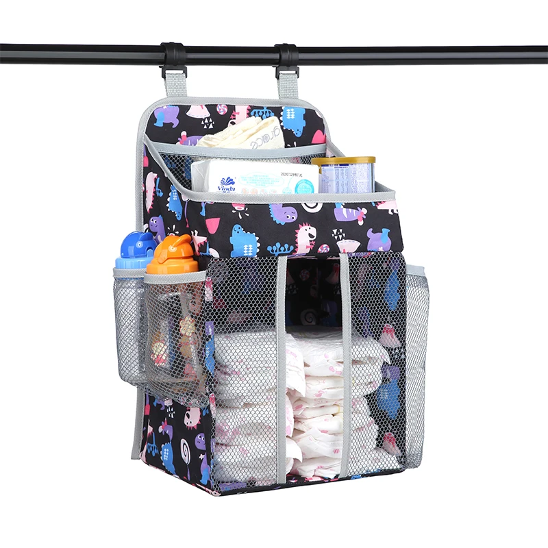 

Baby Crib Organizer Bed Hanging Storage Bag Nursing Baby Cradle Diaper Storage Bag Kids Essentials Bedding Set Cot Hanging Bag