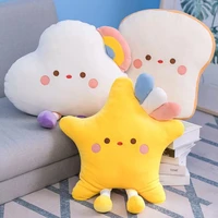 creative toy luminous pillow soft stuffed plush glowing stars cloud bread apple cushion toys gift for kids children girls