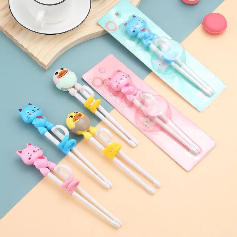 

1 Pair of Cute and Reusable Portable Chopsticks for Children To Learn Chopsticks, Food Sticks for Children To Enlighten