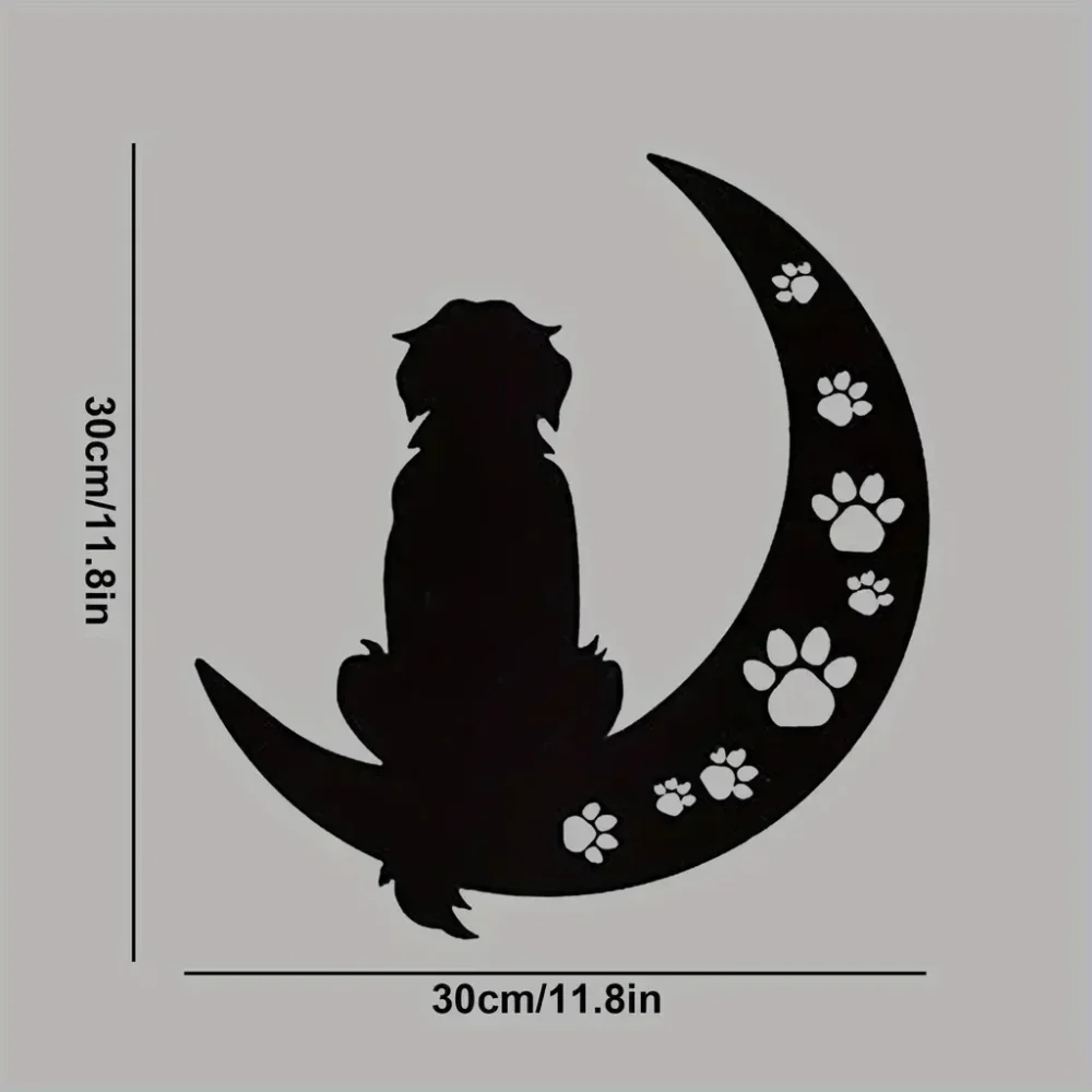 Металлический декор для стен в виде собаки черный лабрадор-ретривер любителей