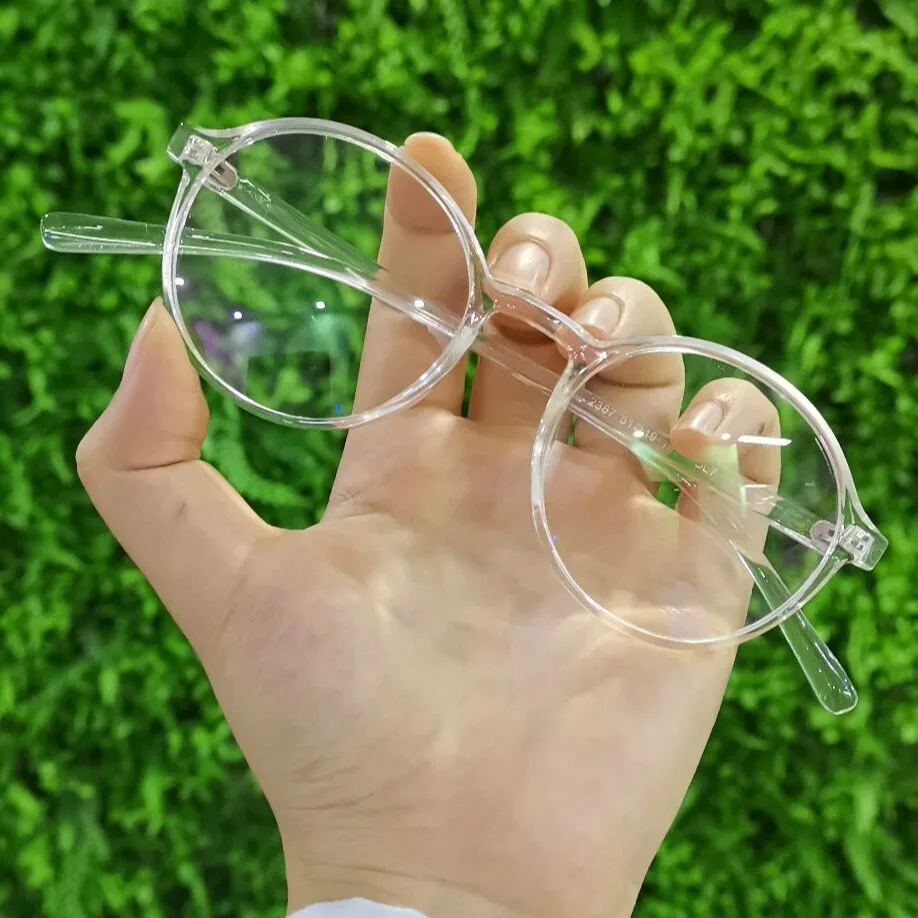 

Новая модная женская оправа для очков мужская оправа для очков винтажные круглые прозрачные линзы очки Оптическая оправа для очков прозрач...
