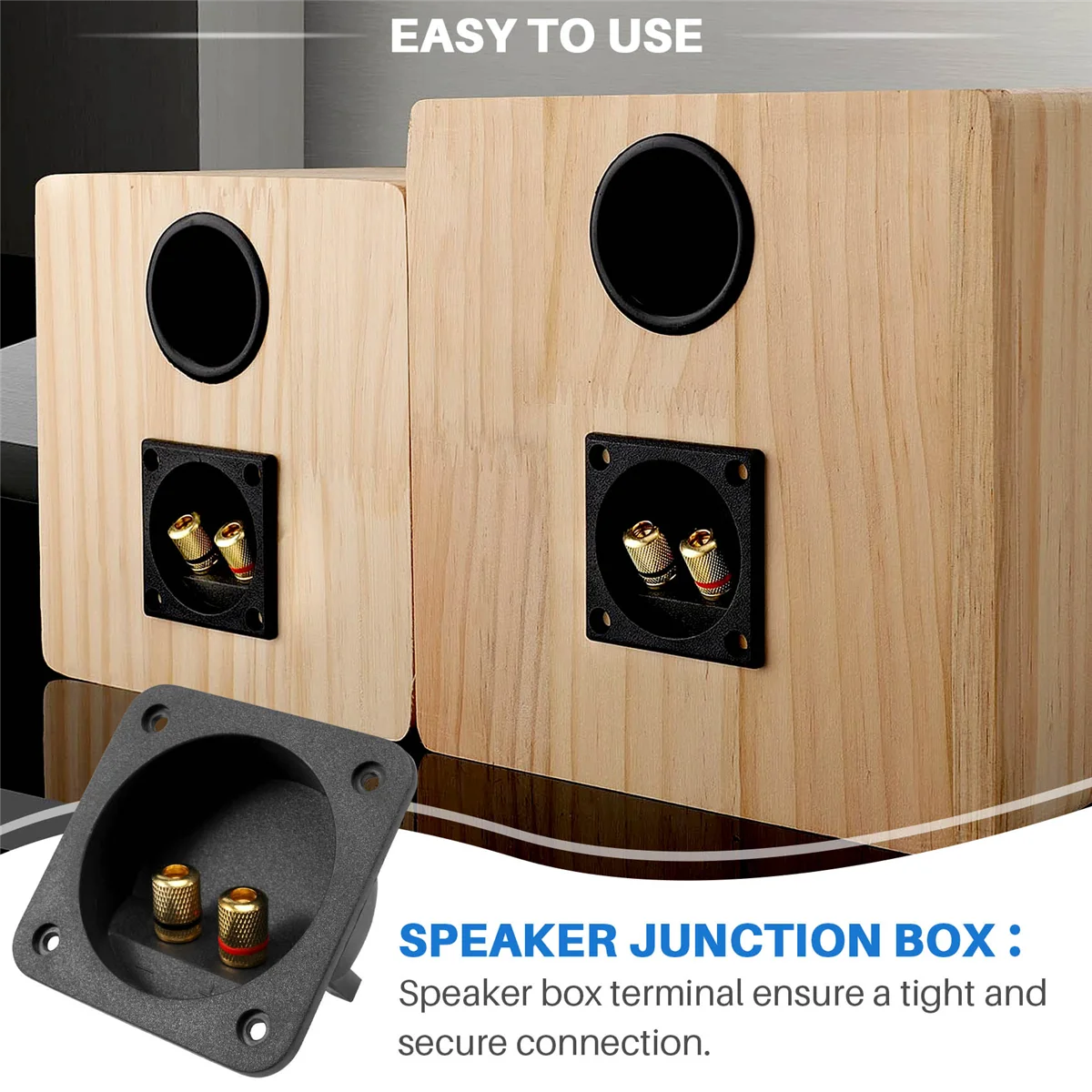 DIY домашние автомобильные стерео разъемы с винтовыми чашками для сабвуфера