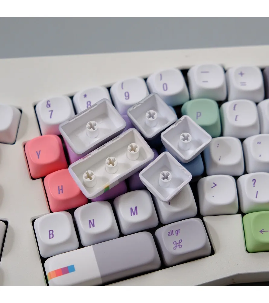 Фото Кейкапы MX8.0 Black Canyon K845/K865 Rainbow Programmer XOA, сублимационная печать, профиль XOA №4