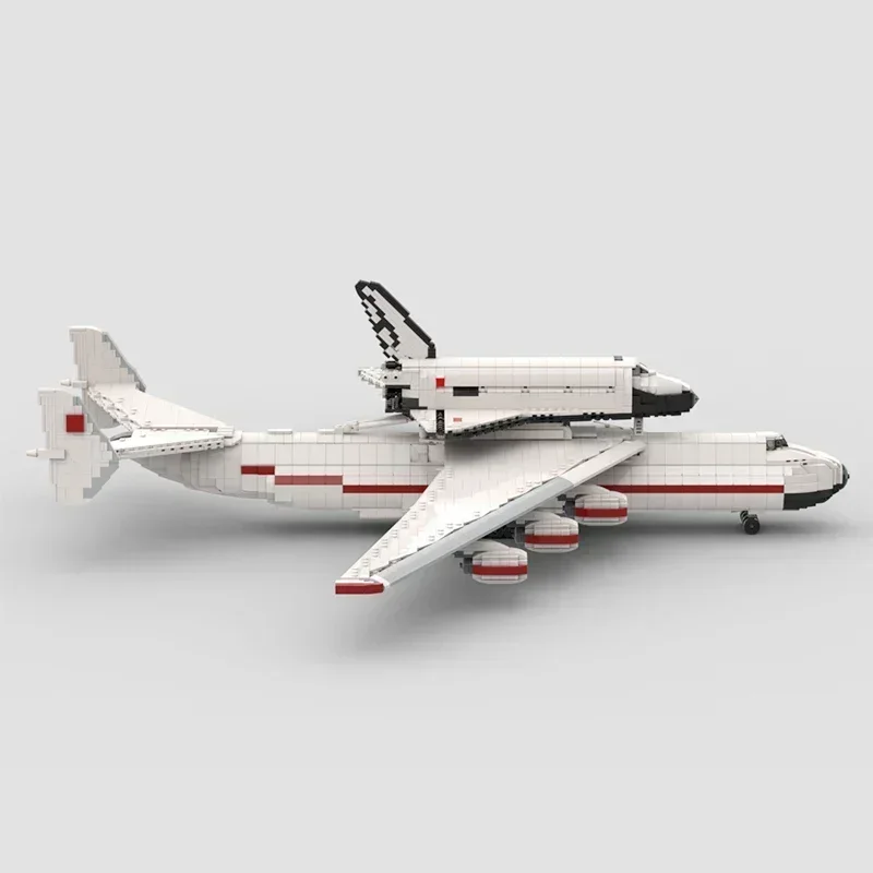 BuildMoc 1:110 Buran Antonoved AN-225 Транспортный самолет из блоков