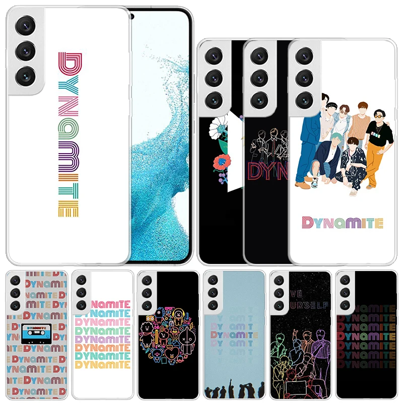 Мягкий чехол с рисунком в виде динамита Kpop для Samsung Galaxy S23 S22 S21 Ultra S20 FE S10 Plus S10E S9 S8 + чехол с рисунком