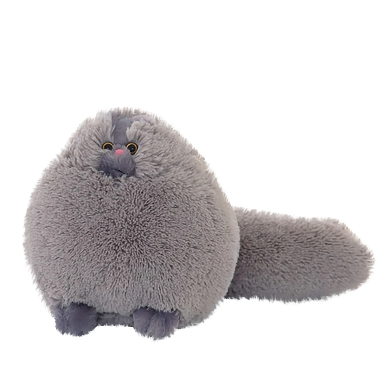 

Bolster Pillow Cushion Home Sofa Shape Cute Decor Solid h Toy Color Soft Cat h toy Doze h