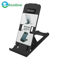 universal foldable adjustable mobile plastic holder stand for tablet cell phone for iphone 4 4s 5 5sipad 2 3 4mini ipad 1 2