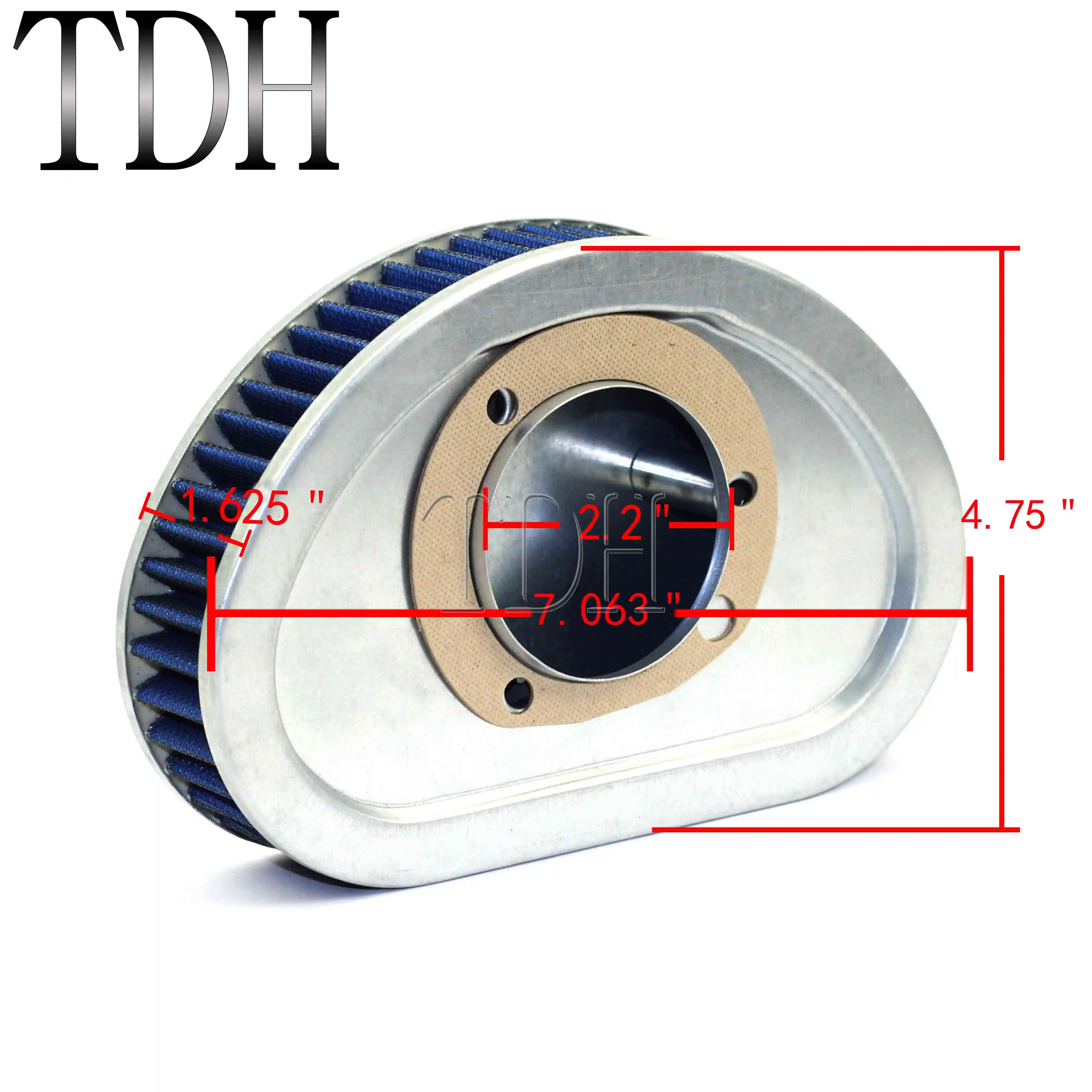 Воздушный фильтр для мотоцикла с высоким потоком воздуха Harley Dyna Fat Bob Super Street Glide