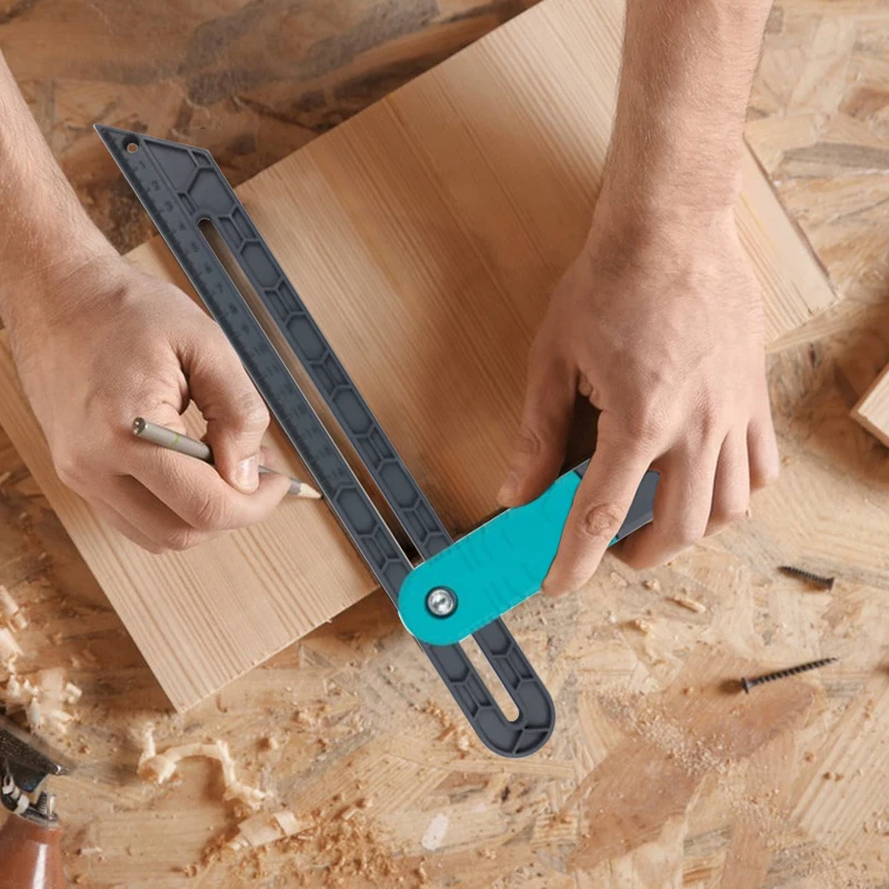 

Ruler Rule Contour Tool Angle Edge With Joinery Gauge Goniometer Accessories Protractor Adjustable Quick Dial Lock Measure