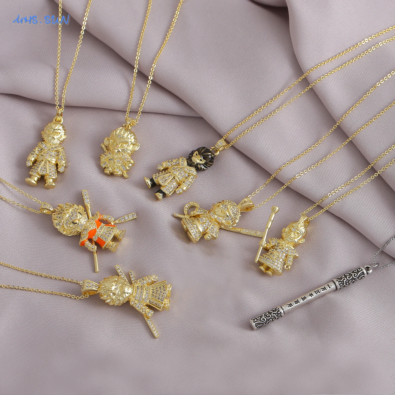 SUNSLL игровая периферия черный миф Wukong кулон ожерелья Jingu Bang для женщин и мужчин