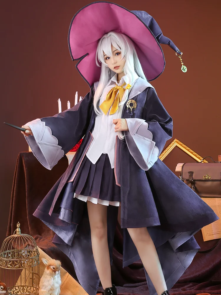 

PRE-SALE Anime Wandering Witch: The Journey of Elaina Cosplay Elaina Cosplay Costume Anime Majo No Tabitabi Elaina Cosplay Wig