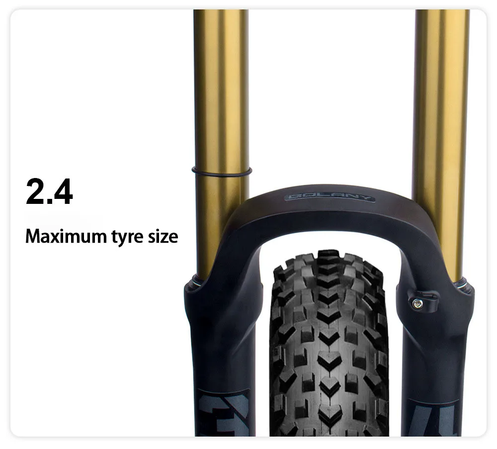 Велосипедная амортизирующая вилка Bolany амортизационная из магния для горного