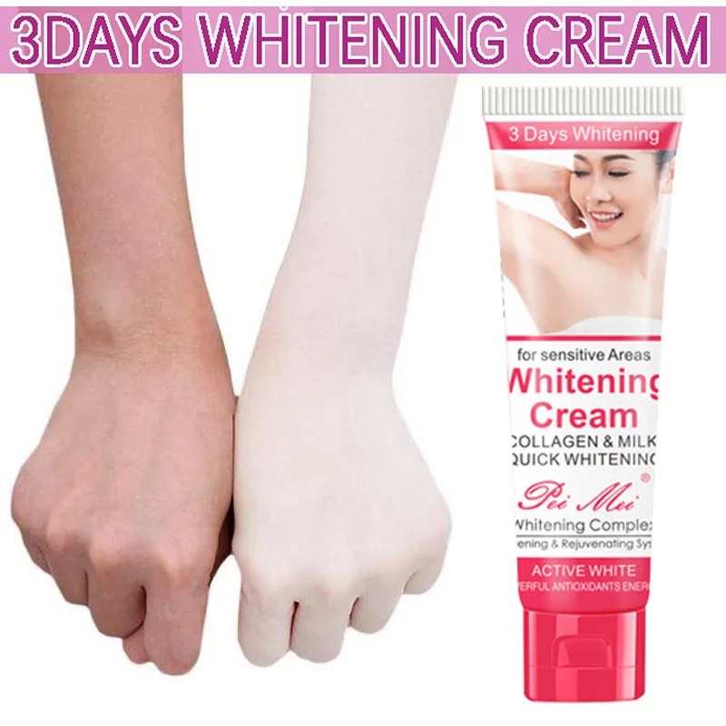 

Whitening Body Cream Private Parts Underarm Legs Knees Bleach Serum Inner Thigh Intimate Dark Remove Melanin Brighten Skin Care