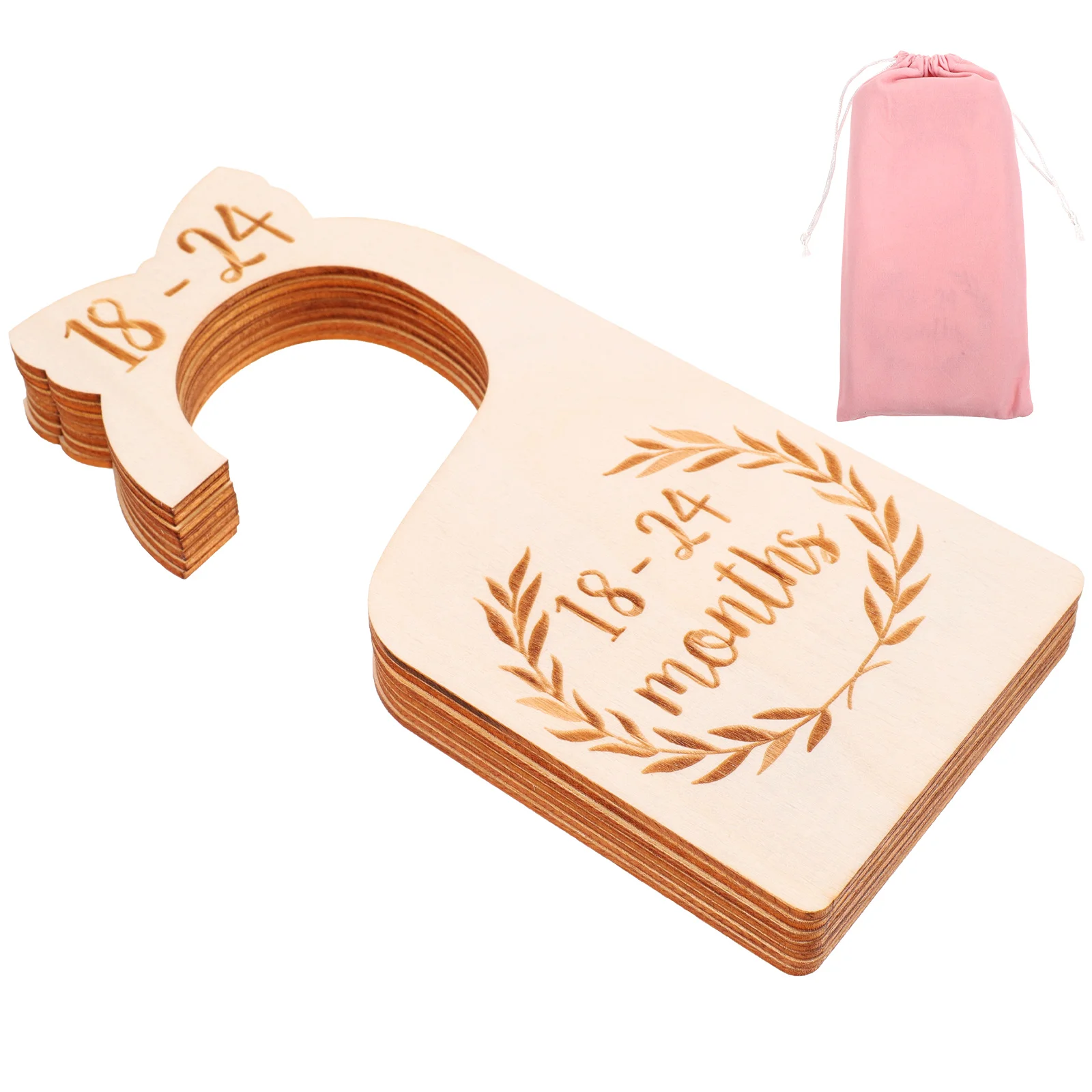 

Dividers Baby Closet Nursery Size Clothes Divider Clothing Organizer Newborn Hanger Kids Hangerswooden Organizers Gifts Shower