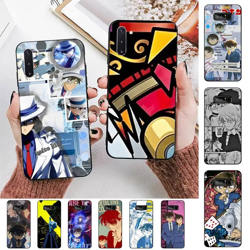 

Detective Conan Anime Phone Case For Samsung Note 8 9 10 20 pro plus lite M 10 11 20 30 21 31 51 A 21 22 42 02 03