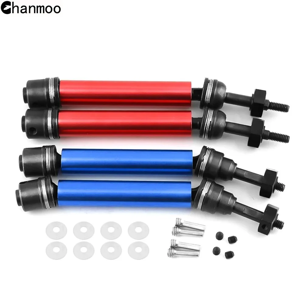 

Chanmoo 1/10 передний и задний карданный вал из закаленной стали CVD для машинки с дистанционным управлением для машинки TRAXXAS rdler 4x4