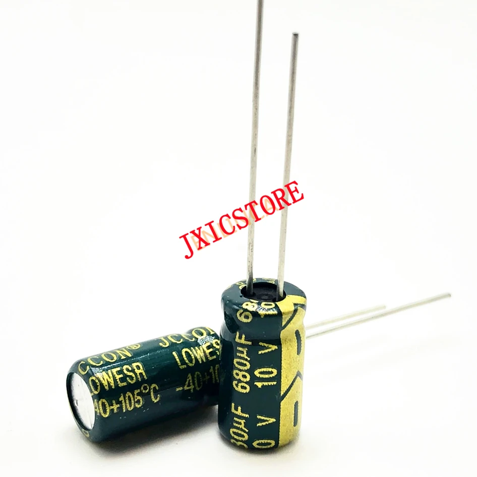 

10v 680UF 6*12 high frequency low impedance aluminum electrolytic capacitor 680uf 10v 20%