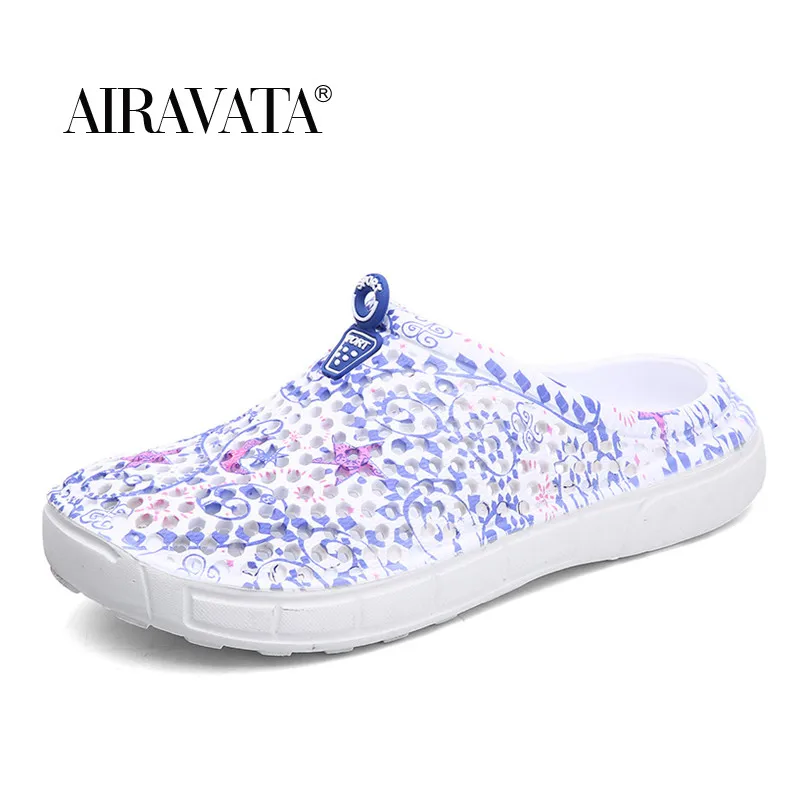 Fashion Ladies Beach Breathable Mesh Slippers Slippery Clogs Shoes