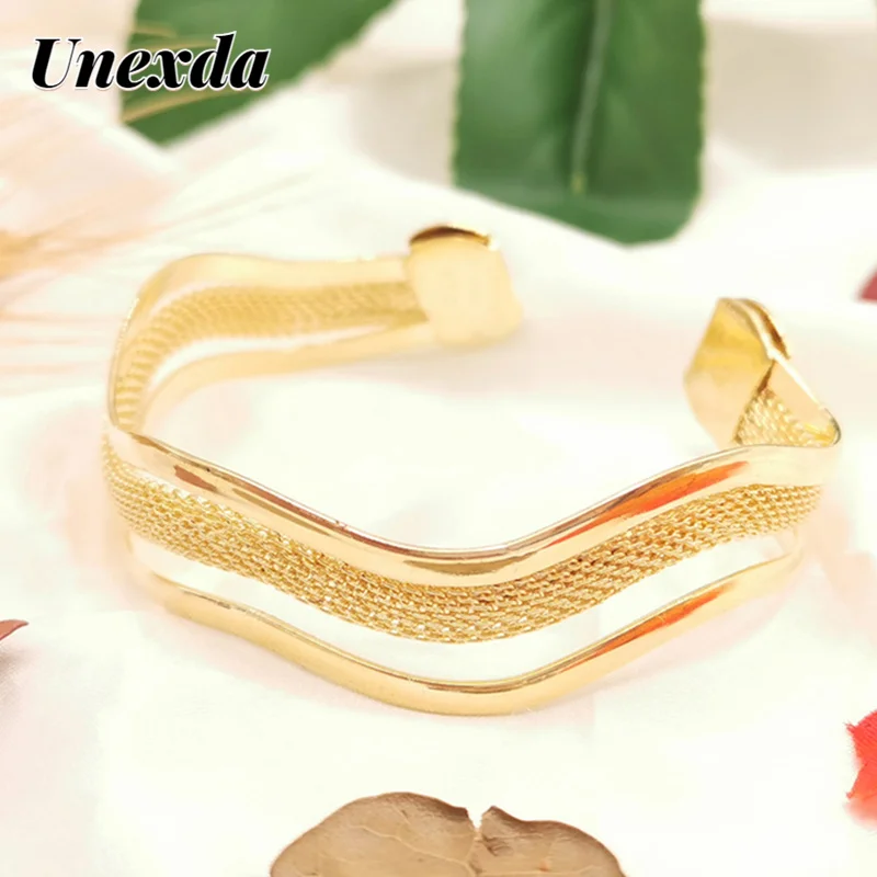 

Unexda Vintage Fashion Jewelry Punk Accessories Luxury Jewelry Design Ethnic Alloy Braided Bracelet Festive Gift Ladies Bracelet