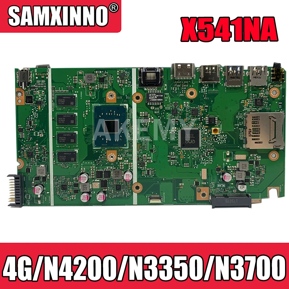 

Новая материнская плата X541NA 4G/N4200/N3350/N3700 для Asus X541NA X541N F541N Laotop материнская плата 90NB0A00-R00060