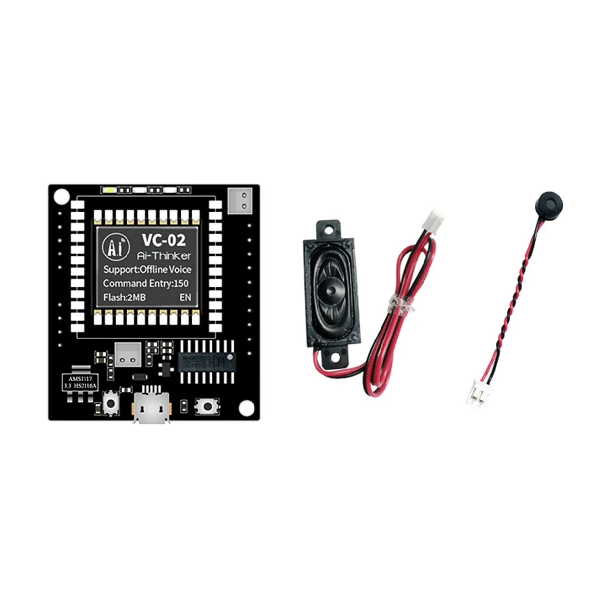 VC-02-Kit AI Интеллектуальный автономный модуль управления распознаванием голоса