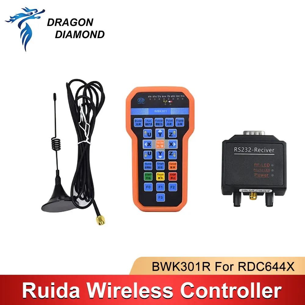 1 шт. беспроводная рабочая ручка Ruida BWK301R BWK301T для RDC6442G RDC6442S RDC6432G RDC6332G/M CO2 лазерный