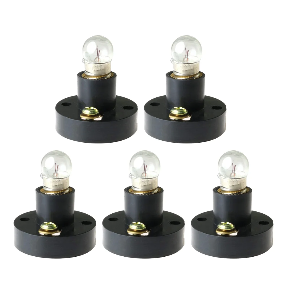 

5 Pcs Spiral Light Bulbs Plastic Lamp Base LED Stand E10 Bulb Socket LED Bulbs Mini Screw Light Bulbs Replace Screw Lamp Holder