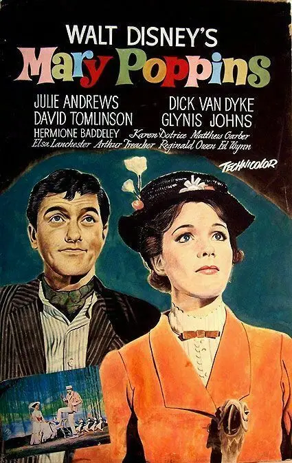 

Mary Poppins 1964 VINTAGE FILM METAL TIN SIGN POSTER WALL PLAQUE