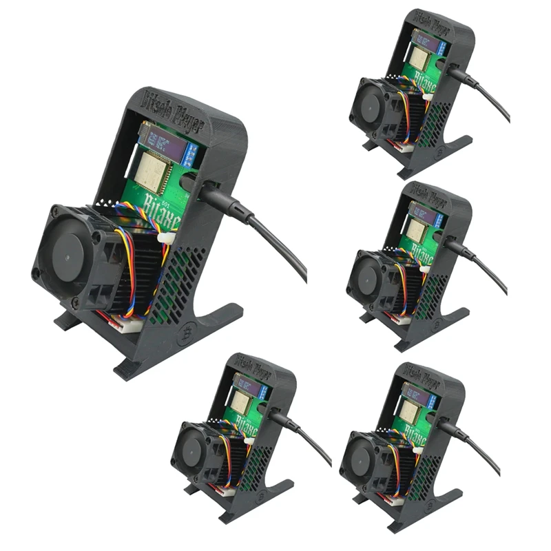 Bitaxe Gamma 601 Solo Miner 1 2TH/S 18 Вт BM1370 от Antminer S21 Pro Asic Bitcoin BTC с подставкой