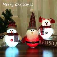 2023 led light glowing gnome doll christmas tree pendant decorations creative christmas ornament toys new year xmas child gifts