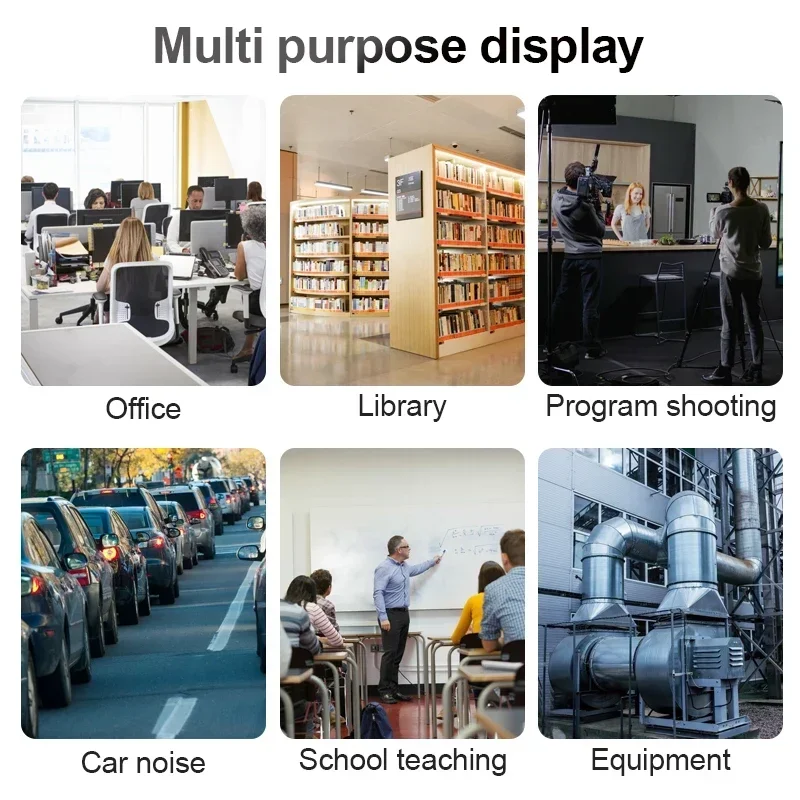 dB Sone Unit Shift SL750B Измеритель уровня звука от 30 до 130 дБ Прибор для измерения