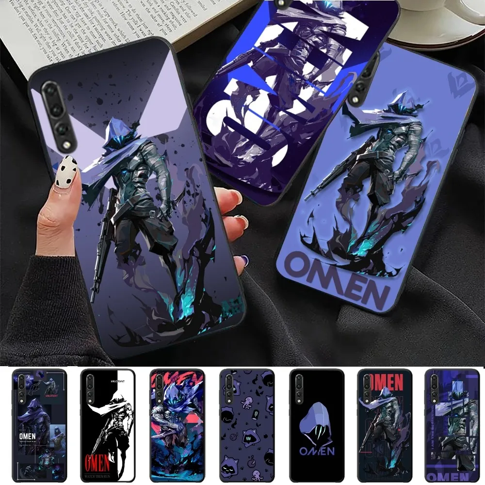 V-Valorant O-Omen Phone Case For Huawei P 8 9 10 20 30 40 50 Pro Lite Psmart Honor lite 70 Mate 20lite