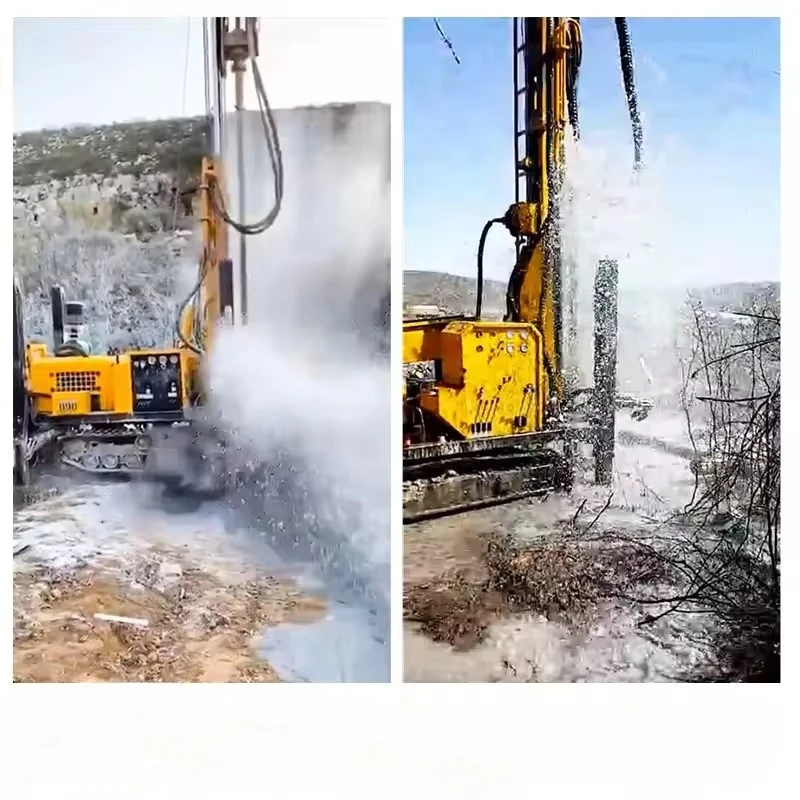 Фото Новый бренд 180 м 220 м 300 м 400 м 500 м гидравлическая буровая установка для водяных скважин №5