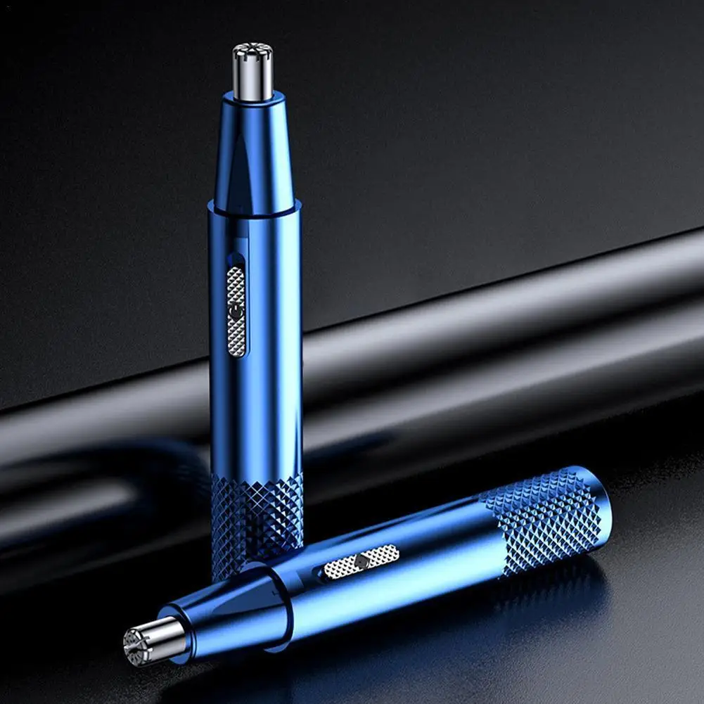 Electric Nose Hair Trimmer Steel Blade USB Nose Easy Sideburn Clean To Trim Ear Charging Waterproof Eyebrows Hair