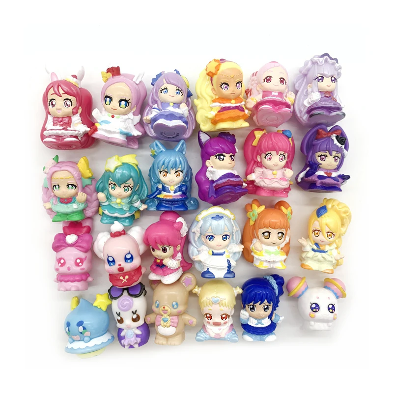

Pretty Cure Precure Cure Star Milky Soleil Selene Cosmo Mini Q Version Model Action Figure Ornament Toys