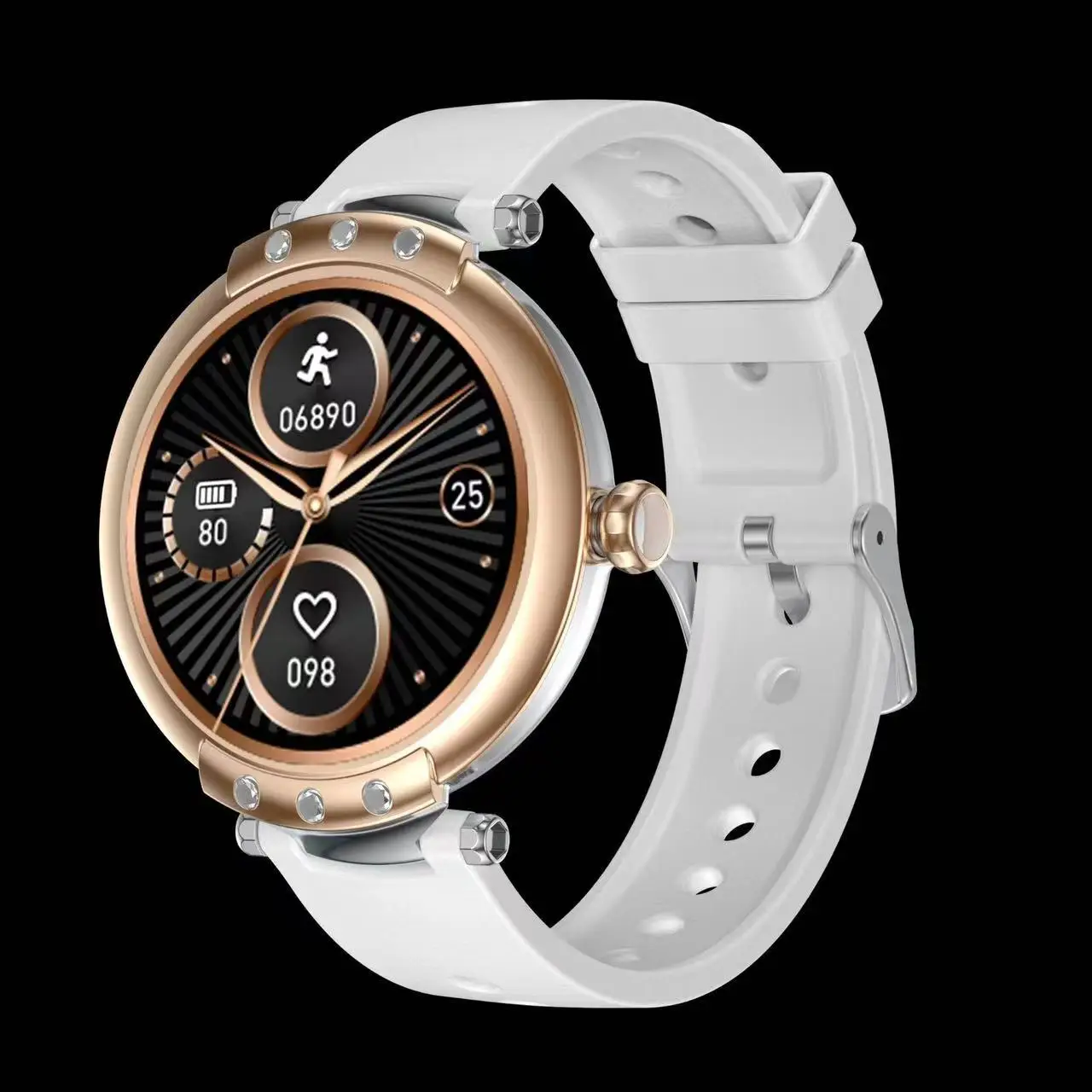 

FR98 Fashion Women Smart Watch Blood Pressure Heart Rate Monitor DIY Custom Dial Sport Smartwatch Wearable Device For Girl Lady