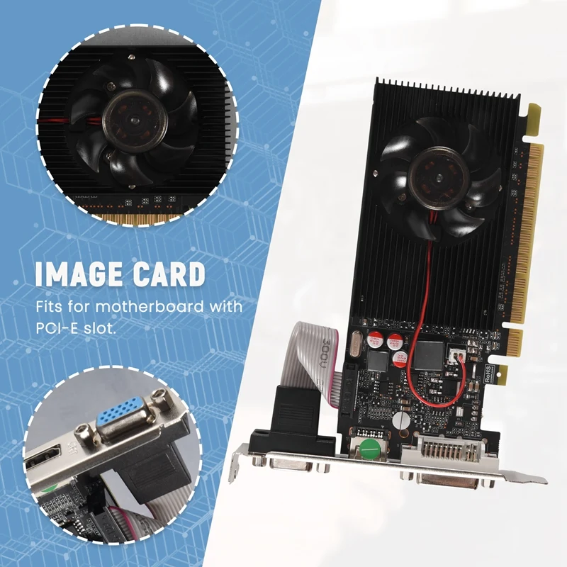 GT730 карта изображения 64Bit GDDR3 GT 730 D3 игровые видеокарты GeForce HDMI Dvi VGA Видеокарта