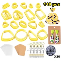 polymer clay cutter diy earrings ceramic craft cutting mold baking mould handmade diy jewelry pendant making