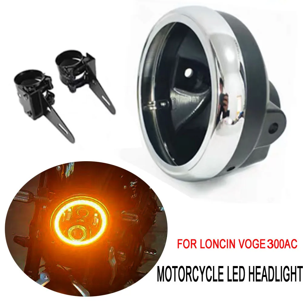 

For Loncin Voge 300AC 300 AC Lights Assembly Headlamp Motorcycle Led Headlight