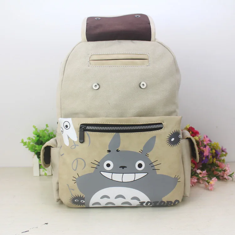 Ghibli Totoro Boys Girls School Books Bags for Teenage Girls Kawaii College Student Book Bag Rucksack Women Laptop Backpack