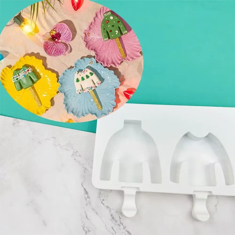 

Clothes Shape Ice Cream Mould Silicone Mold Chocolate Cheese Bar Popsicle Molds DIY Homemade Baking Tools Summer Party Supplies