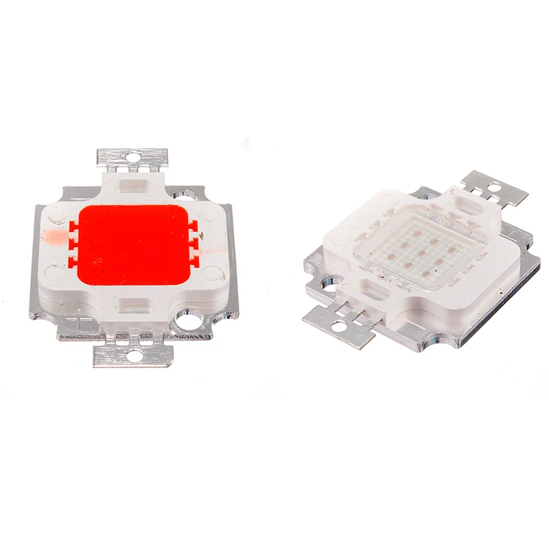 

2 Pcs 10W LED COB Chip Floodlight Floodlight Spotlight Lamp Light Bulb, Red & Blue