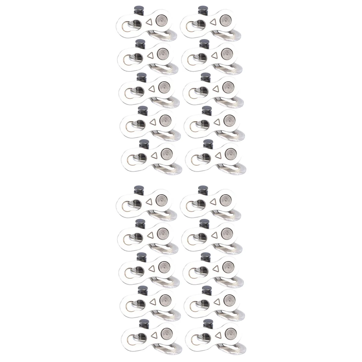 

Велосипедная цепь с пряжкой, серебристая, 20 пар