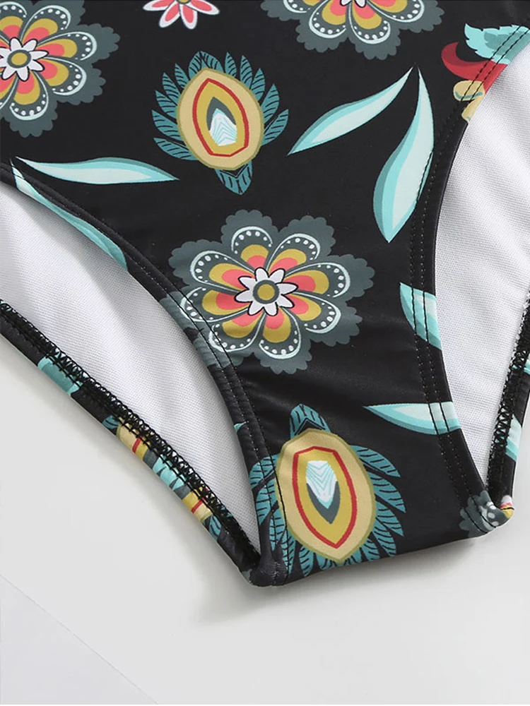 One Piece Swimsuit Women 2023 Backless Print Swimsuit Push Up Tight Sexy High Waist Beach Clothes for Sports,Seaside Vacations