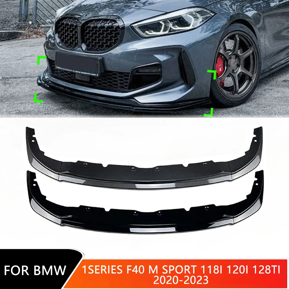 Диффузор для переднего бампера автомобиля передний спойлер BMW 1 серии F40 M Sport 118i 120i
