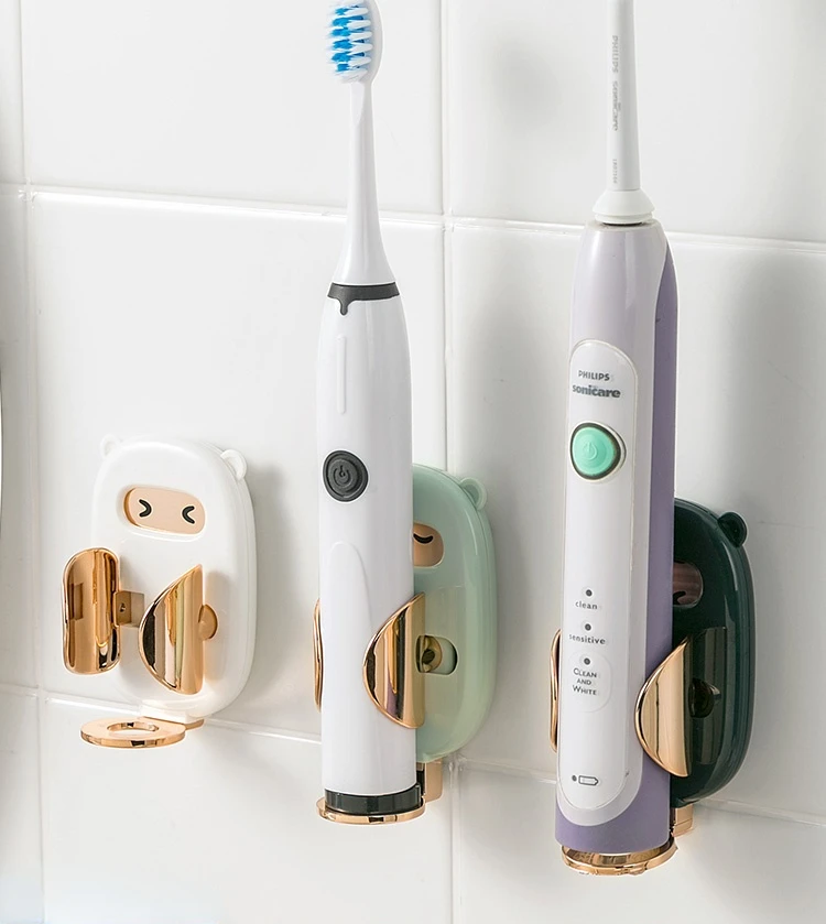 

Gravity Induction Electric Toothbrush Holder Punch-Free Universal Toothbrush Holder Light Luxury Wall-Mounted Storage Rack