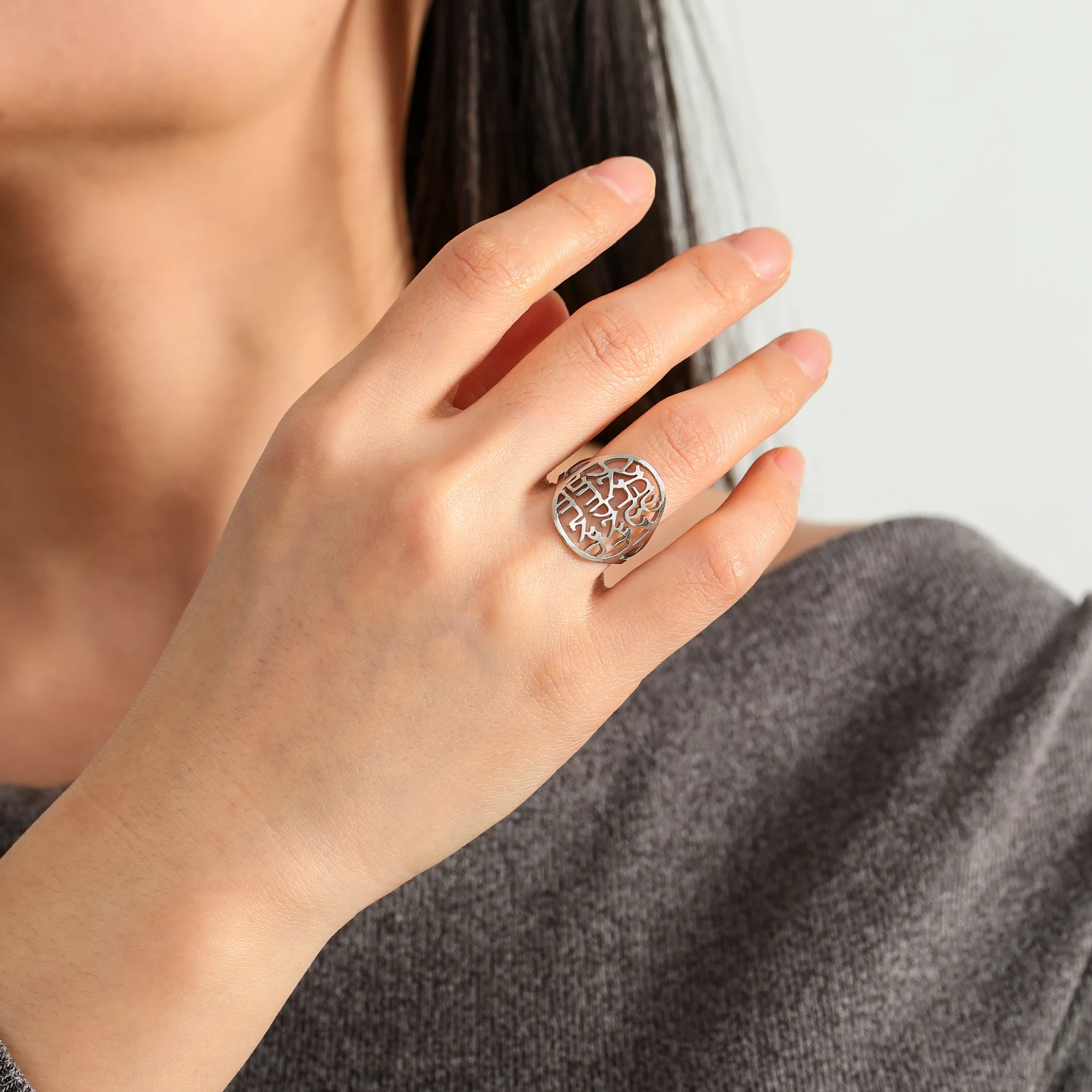 Кольцо Dreamtimes Shema из нержавеющей стали