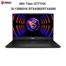 MSI TITAN GT77HX Gaming Laptop 17.3 Inch UHD 4K 144Hz MiniLED Screen Notebook i9-13980HX 64GB 4TB RTX4080/RTX4090 Super Computer